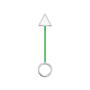 GMT Hands-Silver Green-NH34