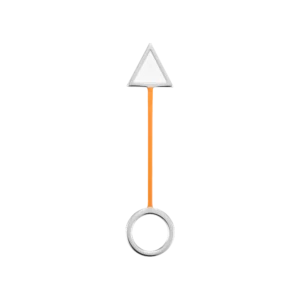 GMT Hands-Silver Orange-NH34