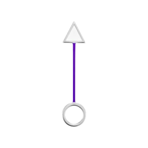 GMT Hands-Silver Purple-NH34