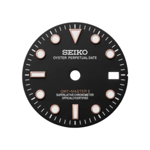 Dial-GMT-II-Black-Rose Gold-NH34