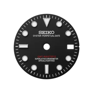 Dial-GMT-II-Black-Red Text-NH34