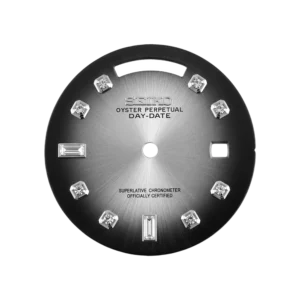 Dial-Day Date-Diamond Gray Black